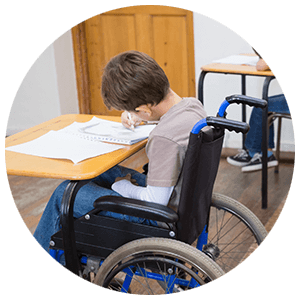 Enfant handicapé à l'école