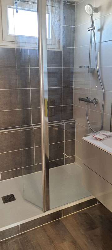 Rénovation d’une salle de bains complète à SAINT-ETIENNE